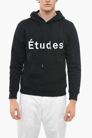 Solid Color KLEIN Hoodie with Printed Contrasting Logo