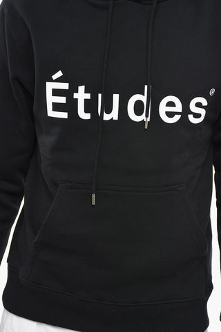 Solid Color KLEIN Hoodie with Printed Contrasting Logo