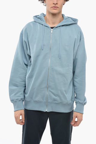 Zipped Cotton Hoodie