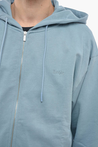 Zipped Cotton Hoodie