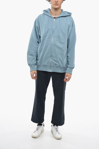 Zipped Cotton Hoodie