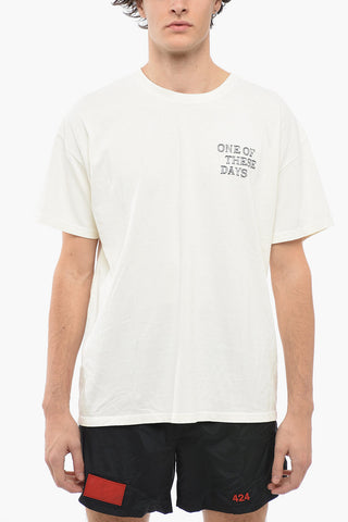T-Shirt Girocollo Stampata