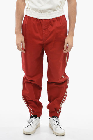 Cotton Drill Military Trousers with Buckles
