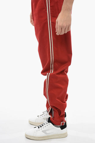 Cotton Drill Military Trousers with Buckles