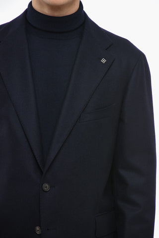 Slim Fit Virgin Wool Suit with Notch Lapel