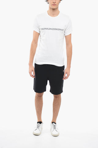 205W39NYC Printed Cotton Crew-Neck T-shirt
