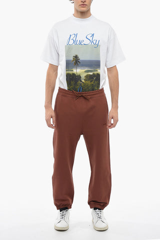 Drawstring Waist Lightweight Cotton LE SURVET Joggers