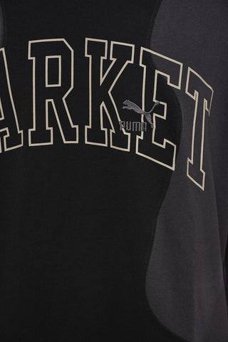 PUMA X MARKET Two-tone Cotton T-Shirt with Printed Logo