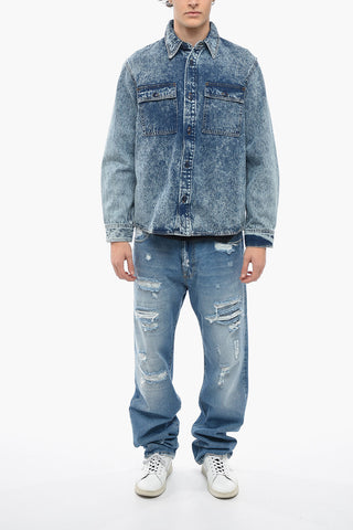 Camicia in Denim BASTIAN con Lavaggio Bleached