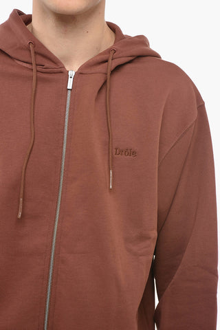 Zipped Lightweight Cotton Hoodie