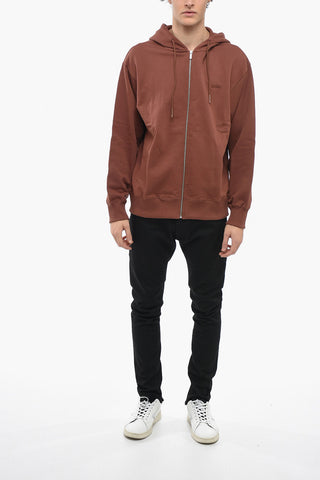 Zipped Lightweight Cotton Hoodie