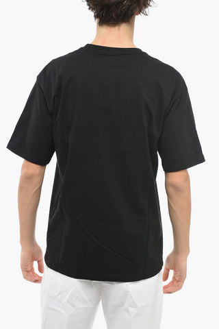 Embossed Printed UNHOLY JUMPER Crew-Neck T-shirt