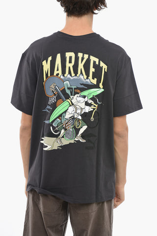 PUMA X MARKET Printed Logo Cotton T-Shirt