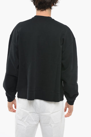 Lightweight Cotton Crew-Neck Sweatshirt