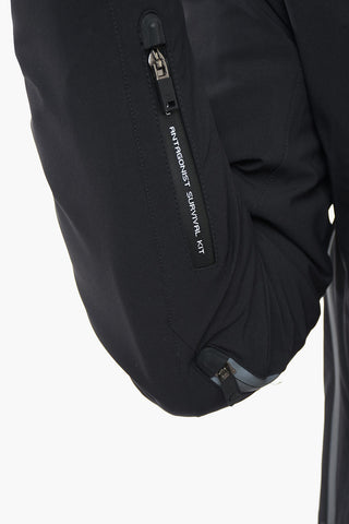 Side Zipped Nylon Windbreaker