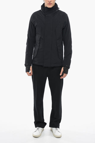 Side Zipped Nylon Windbreaker