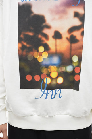 Maxi Frontal Printed cotton Hoodie