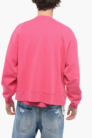Lightweight Cotton Crew-Neck Sweatshirt