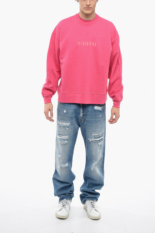 Lightweight Cotton Crew-Neck Sweatshirt