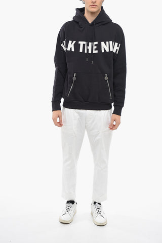 Zip Pockets Fleece Hoodie