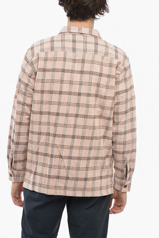 Classic Collar Gingham Check Overshirt