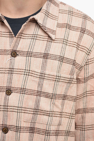 Classic Collar Gingham Check Overshirt