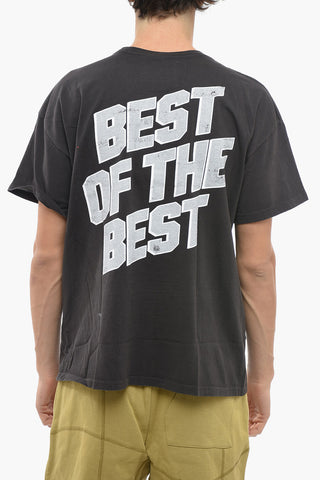 Maxi Printed Cotton Crew-Neck T-shirt