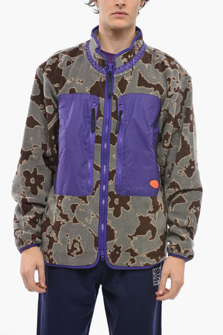 PUMA X PAM Felpa Mock Neck in Pile Camouflage con Zip