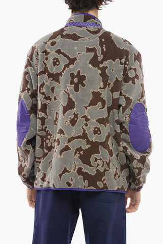 PUMA X PAM Felpa Mock Neck in Pile Camouflage con Zip