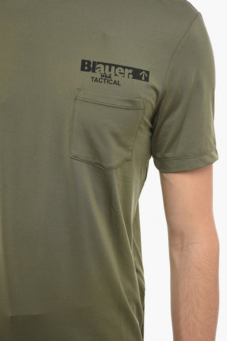 T-Shirt Girocollo con Taschino