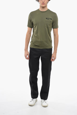 T-Shirt Girocollo con Taschino