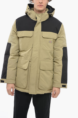 Two-Tone Utility GLACIER Padded Jacket