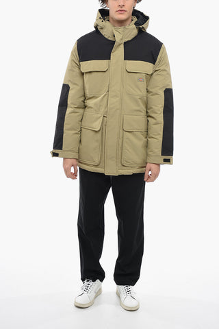 Two-Tone Utility GLACIER Padded Jacket