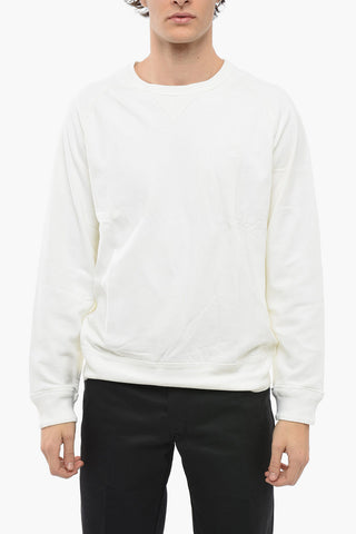 T-Shirt a Maniche Lunghe in Cotone con Polsini