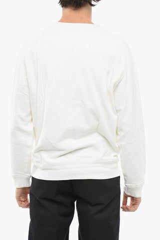T-Shirt a Maniche Lunghe in Cotone con Polsini