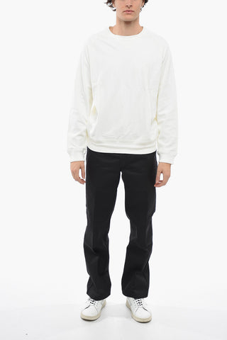 T-Shirt a Maniche Lunghe in Cotone con Polsini