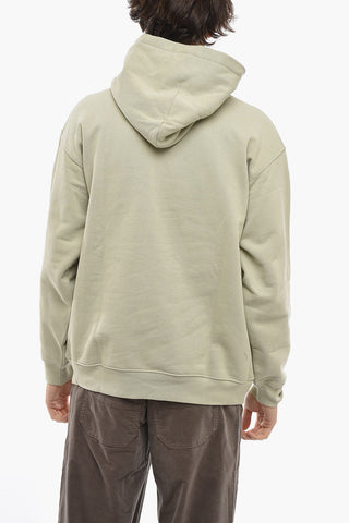 Fleece Cotton Hoodie with Logo