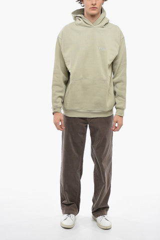 Fleece Cotton Hoodie with Logo