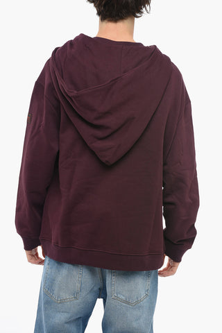 Fleece Cotton Oversized Hoodie with Knot Hood