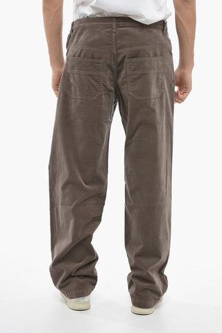 Wide Velevet 5 Pockets Pants
