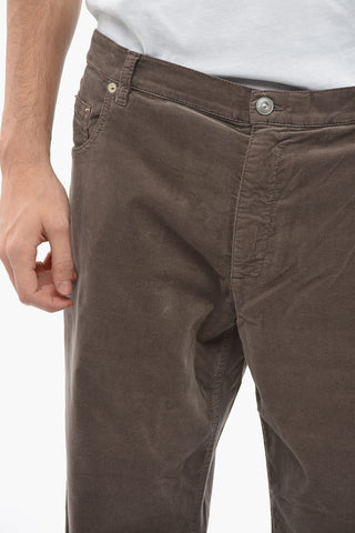 Wide Velevet 5 Pockets Pants