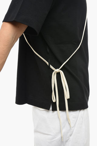 Contrasting Lace Detail T-Shirt