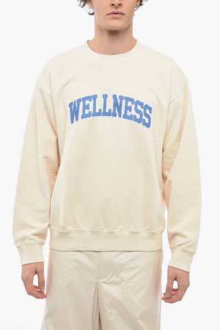 Terry Patch WELLNESS Crew Neck Sweatshirt