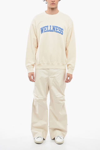 Terry Patch WELLNESS Crew Neck Sweatshirt