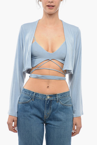 Bralette And Cardigan Set
