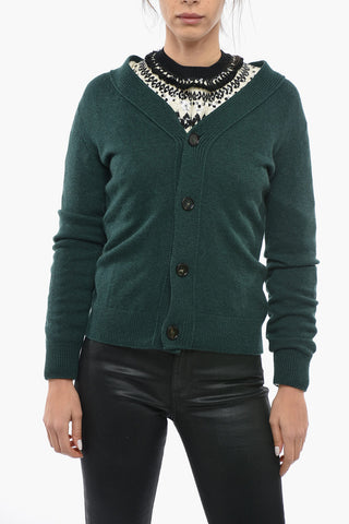 Cashmere Double-face Cardigan
