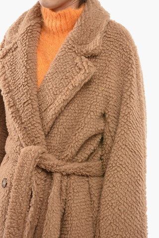 Eco Fur Teddy Coat with Belt