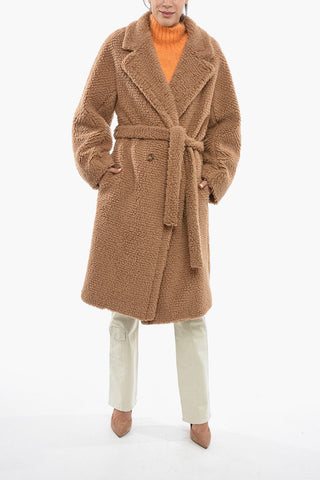 Eco Fur Teddy Coat with Belt