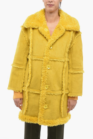 Cappotto Reversibile SAMIRA in Eco-Shearling con Tasche a Filo
