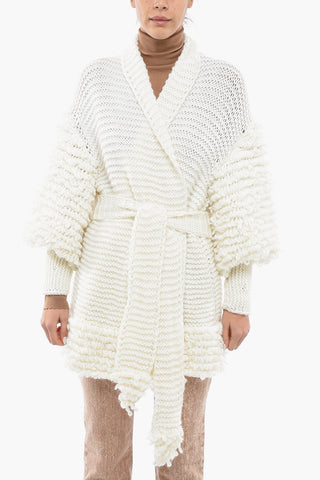 Crochet Maxi Cardigan with Belt